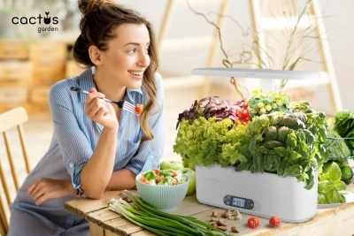 Гидропонная установка Cactus Garden 4.7л 24Вт белый (CS-SMARTPOT-11)