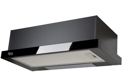 Вытяжка встраиваемая Oasis UV-60G (F) черный управление: кнопочное (1 мотор)