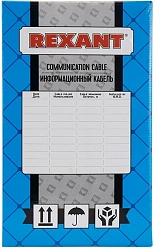 Кабель информационный Rexant 01-0050 кат.6 UTP 4 пары нг(А)-HF внутренний 305м оранжевый