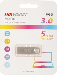 Флеш Диск Hikvision 16GB M200 HS-USB-M200/16G/U3 USB3.0 серебристый