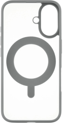 Чехол (клип-кейс) uBear для Apple iPhone 16 Clip 360 with MagSafe серый (CS438GR61RG-I24M)