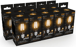 Лампа светодиодная Gauss Filament 102902120 20Вт цок.:E27 груша 220B св.свеч.бел.теп. (упак.:1шт)