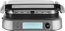 Электрогриль Red Solution SteakPRO RGM-M816P 2100Вт черный/серебристый