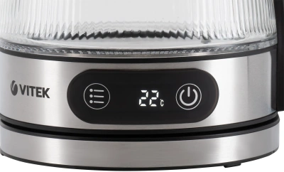 Чайник электрический Vitek VT-8825 1.8л. 2200Вт прозрачный корпус: стекло