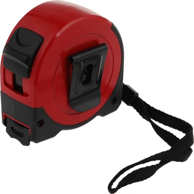 Рулетка строительная RGK R10 дл.полотна 10м изм.шкала в см зацеп простой красный/черный (774918)