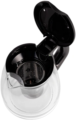 Чайный набор Kitfort КТ-6179 2л. 1500Вт черный корпус: стекло/пластик