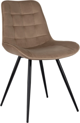 Стул для дома Бюрократ CH-K2 св.коричневый Holland 65 металл черный на ножках (CH-K2_1/HL65)