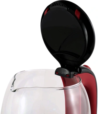 Чайник электрический Centek CT-0034 1.8л. 2200Вт черный корпус: стекло/пластик