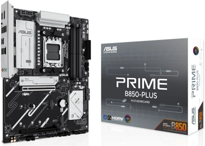 Материнская плата Asus PRIME B850-PLUS SocketAM5 AMD B850 4xDDR5 ATX AC`97 8ch(7.1) 2.5Gg RAID+HDMI+DP
