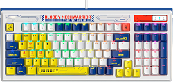Клавиатура A4Tech Bloody B950 механическая синий USB for gamer LED (B950) кабель 1.8м