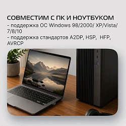 Адаптер USB Buro BU-BT40A BT4.0+EDR class 1.5 20м черный