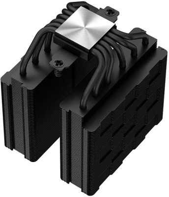 Устройство охлаждения(кулер) Deepcool AG620 Bk ARGB Soc-AM5/AM4/1200/1700/1851 черный/белый 4-pin 15-29dB Al+Cu 260W 1300gr Ret (R-AG620-BKANMN-G-2)