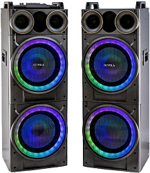 Минисистема Supra SMB-2150 черный 200Вт FM USB BT SD (в комплекте: активн.+пассив.колонки)