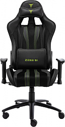 Кресло игровое Zone 51 Gravity экокожа/ткань с подголов. крестов. сталь