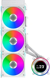 Система водяного охлаждения Lian-Li HydroShift II LCD-C 360CL ARGB Soc-AM5/AM4/1700/1851 белый 4-pin 31dB Al+Cu LCD Ret (G89.GHS2LCD36RW.R0)