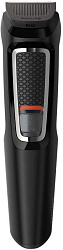 Триммер Philips MG3740/15 черный (насадок в компл:9шт)