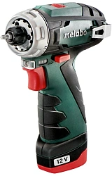 Дрель-шуруповерт Metabo Metabo PowerMaxx BS аккум. патрон:быстрозажимной (кейс в комплекте) (600984500)