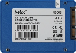 Накопитель SSD Netac SATA-III 4TB NT01N600S-004T-S3X N600S 2.5"