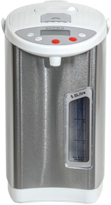 Термопот Supra TPS-5011 5л. 750Вт серебристый/белый