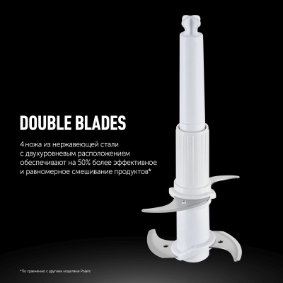 Блендер портативный Polaris PTB 0435 400Вт белый