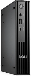 ПК Dell Pro Micro QCM1250 Micro i3 14100T (2.7) 8Gb SSD512Gb UHDG Windows 11 Pro GbitEth WiFi BT 90W мышь клавиатура черный (DPM -3860)