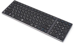 Клавиатура Оклик K767W серый/черный USB беспроводная BT/Radio slim Multimedia (2002135)