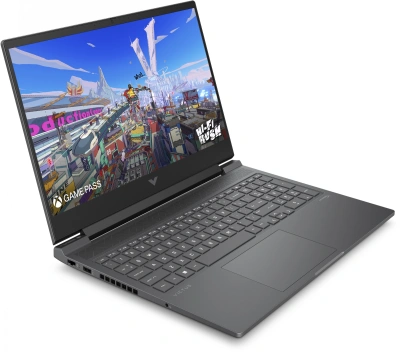 Ноутбук HP Victus 16-r1073ci Core i5 14450HX 16Gb SSD512Gb NVIDIA GeForce RTX 3050 6Gb 16.1" IPS FHD (1920x1080) FreeDOS silver WiFi BT Cam (A74LWEA)