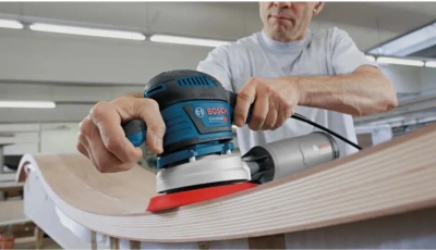 Эксцентриковая шлифмашина Bosch GEX 40-150 400Вт D150мм аккум. (060137B202)