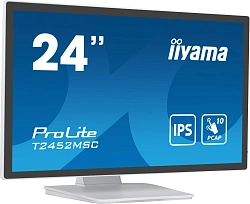 Монитор Iiyama 23.8" ProLite T2452MSC-W1 белый IPS LED 14ms 16:9 HDMI M/M матовая 400cd 178гр/178гр 1920x1080 60Hz DP FHD USB Touch 5.6кг