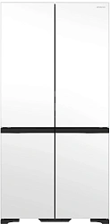 Холодильник Hitachi R-WB720PUC1 GPW 3-хкамерн. белый/черный стекло инвертер