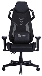 Кресло игровое Cactus CS-CHR-090BL черный экокожа/сетка крестов. нейлон