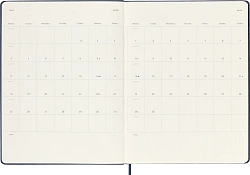 Еженедельник Moleskine CLASSIC WKNT XL 190х250мм 144стр. синий сапфир