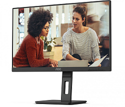 Монитор AOC 24" 24E3QAF черный IPS LED 16:9 HDMI M/M матовая HAS Piv 300cd 178гр/178гр 1920x1080 75Hz VGA DP FHD 4.45кг