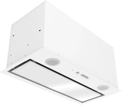 Вытяжка встраиваемая Elikor Cube 60П-1000 белый управление: кнопочное (1 мотор)