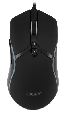 Мышь Acer OMW144 черный оптическая 7200dpi USB 7but (ZL.MCEEE.014)