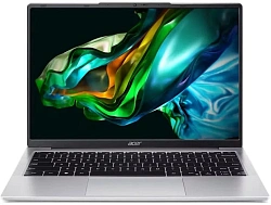 Ноутбук Acer Aspire AL14-31P-36EN Core i3 N300 8Gb SSD512Gb Intel UHD Graphics 14" IPS WUXGA (1920x1200) без ОС silver WiFi BT Cam (NX.KS9ER.001)