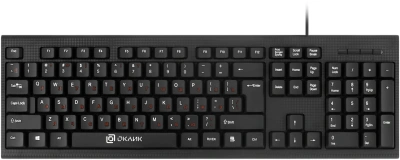 Клавиатура + мышь Оклик 620M клав:черный мышь:черный USB (475652)