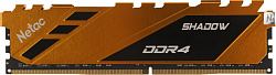 Память DDR4 16GB 3200MHz Netac NTSDD4P32SP-16Y Shadow RTL Gaming PC4-25600 CL16 DIMM 288-pin 1.35В с радиатором Ret