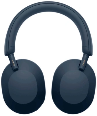 Гарнитура мониторные Sony WH-1000XM5 1.2м синий беспроводные bluetooth оголовье (WH-1000XM5/L)
