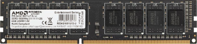 Память DDR3 4Gb 1600MHz AMD R534G1601U1S-U RTL PC3-12800 CL11 DIMM 240-pin 1.5В Ret
