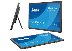 Монитор Iiyama 23.8" ProLite T2455MSC-B2 черный IPS LED 16:9 HDMI M/M Cam глянцевая 400cd 178гр/178гр 1920x1080 60Hz DP FHD USB Touch 4.4кг