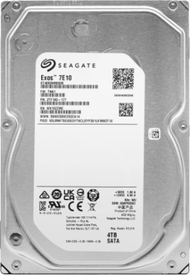 Жесткий диск Seagate SATA-III 4TB ST4000NM000B Server Exos 7E10 512N (7200rpm) 256Mb 3.5"