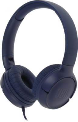 Гарнитура накладные JBL Tune 500 1.187м синий проводные оголовье (JBLT500BLU)