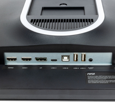 Монитор Hiper 28" Gaming JM28EUI черный IPS LED 0.5ms 16:9 HDMI M/M матовая HAS 350cd 178гр/178гр 3840x2160 144Hz FreeSync DP 4K USB 7.2кг