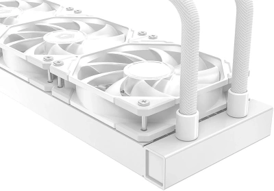 Система водяного охлаждения ID-Cooling Zoomflow 360 XT V2 ARGB Soc-AM5/AM4/1200/1700/1851 белый 4-pin 13.8-35.2dB Al+Cu 350W 2000gr Ret (ZOOMFLOW 360 XT V2 WHITE)
