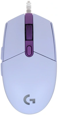 Мышь Logitech G102 LightSync сиреневый оптическая 8000dpi USB 6but (910-005857)