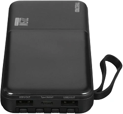 Мобильный аккумулятор Tecno OnGO L101Q 10000mAh QC3.0/PD3.0 22.5W 3A 2xUSB-A/USB-C черный