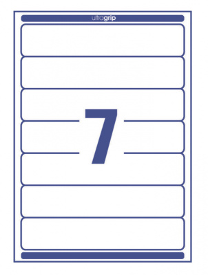 Этикетки Avery Zweckform L4760-25 A4 38x192мм 7шт на листе/80г/м2/25л./белый самоклей. универсальная