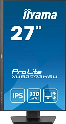 Монитор Iiyama 27" ProLite XUB2793HSU-B7 черный IPS LED 16:9 HDMI M/M матовая HAS Piv 300cd 178гр/178гр 1920x1080 100Hz DP FHD USB 5.4кг