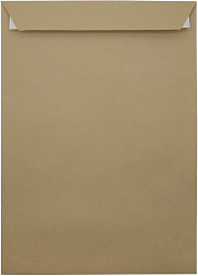 Пакет почтовый Silwerhof Eco 381227.25 C4 229x324мм силиконовая лента крафт 130г/м2 (pack:25pcs)